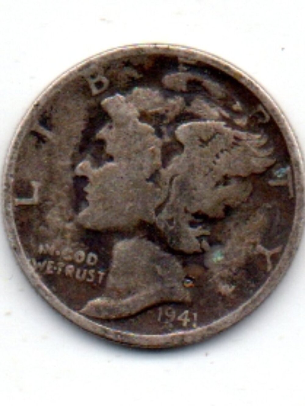 Granny Estate Find - 1941 P Mercury Dime - 90% Silver